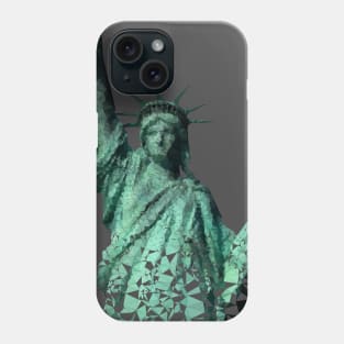 Low Poly Statue of Liberty Phone Case