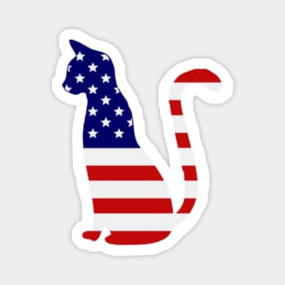 USA Flag CAT Magnet