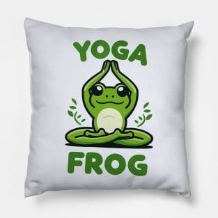 Yoga Frog Pillow