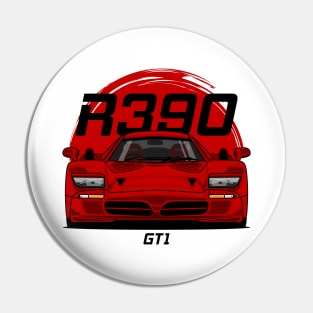 Red R390 GT1 Road Car Pin