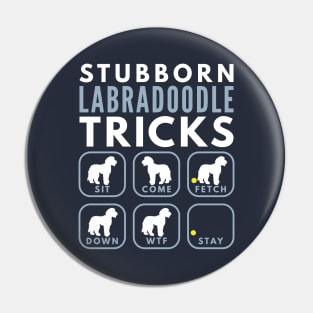 Stubborn Labradoodle Tricks - Dog Training Pin