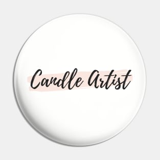 Candle Artist Pin