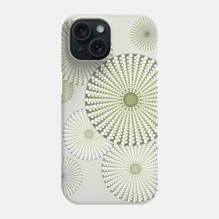 Sea Urchin | Kina | Abstract | Patterns in Nature | Sea Shells | Seashells | Sage Green | Phone Case