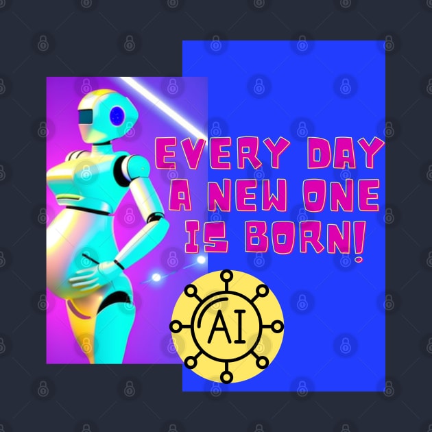 Every day a new one is born - AI robots by O.M design