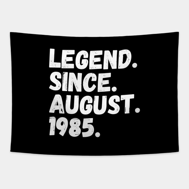 Legend Since August 1985 - Birthday Tapestry by Textee Store