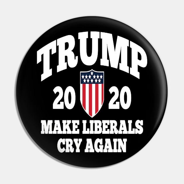 Trump 2020 - Fuck Your Feelings Pin by HTTC