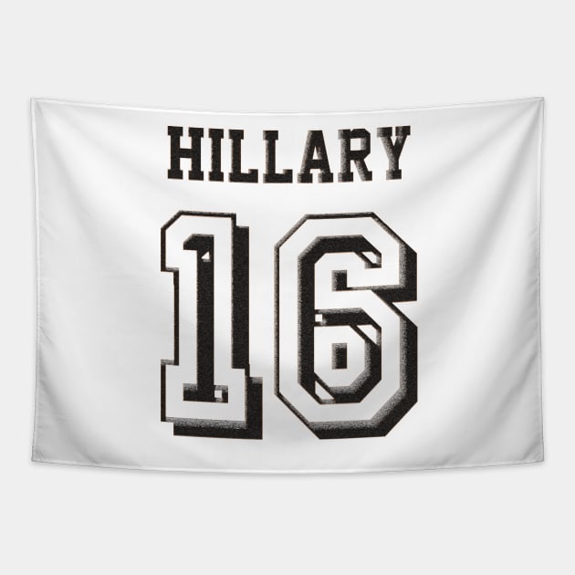 Hillary Clinton Tapestry by ESDesign