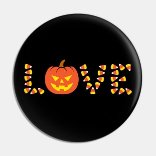 Halloween Candy Corn Love Pin