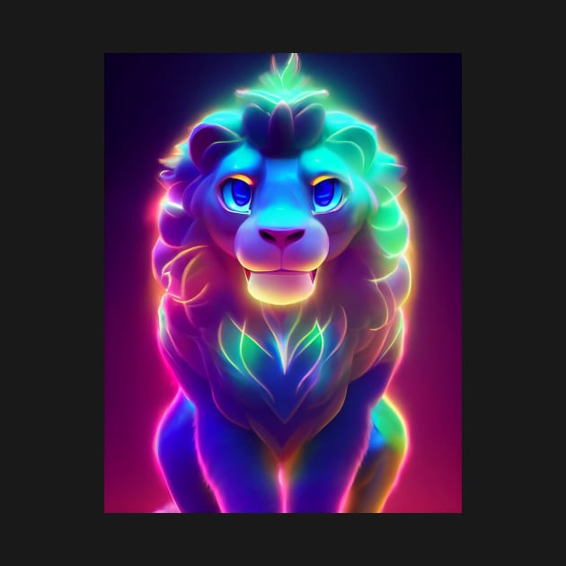 Leo the Neon Lion by MyMagicalPlace