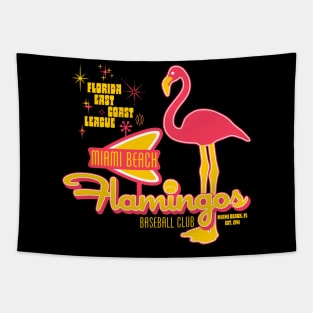 Defunct Miami Beach Flamingos Baseball Team Tapestry