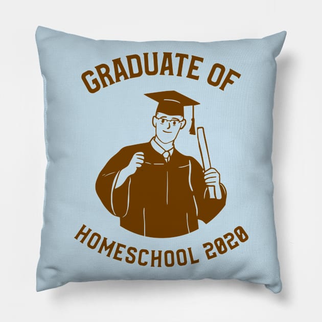 Graduate of Homeschool II Pillow by teecloud