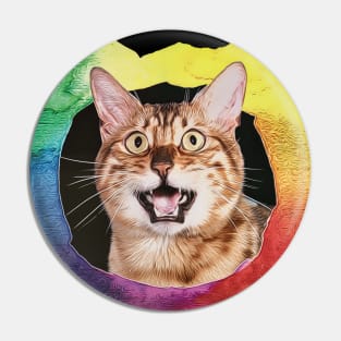 Cat eat drink and be meowy Pin