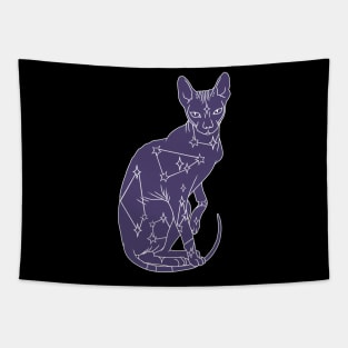 Catshirt, gothic occult cat lovers Tapestry