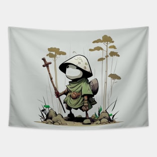 Wandering Samurai through the forest Tapestry
