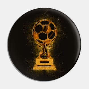 Gold Abstract Football Trophy Artwork for all the true soccer fans! Pin