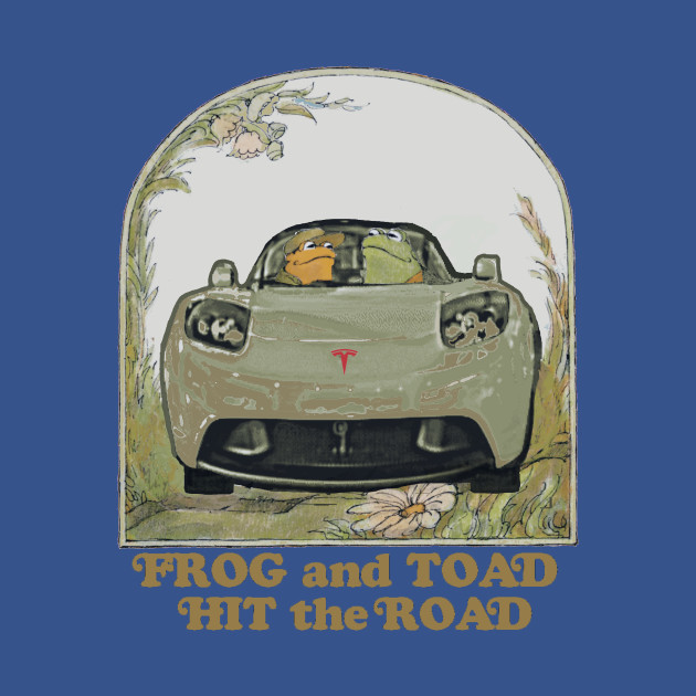 Frog And Toad Hit The Road - Frog And Toad - T-Shirt