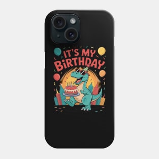 T-rex Birthday Party Japan Monster Dinosaur It's My Birthday Phone Case