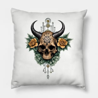 Awesome skull. Add a touch of darkness Pillow