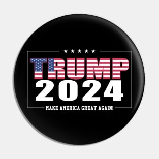 Trump 2024 Make America Great Again Pin