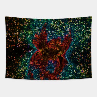 Black Panther Art - Glowing Edges 54 Tapestry