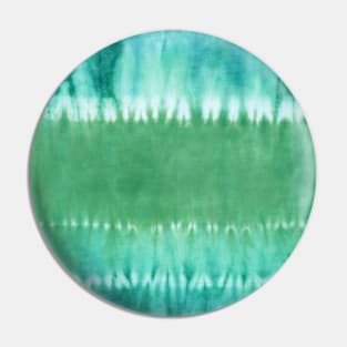 Teal Bold Tie-Dye Stripes Pin