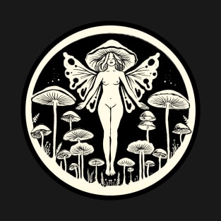 Queen of Mushrooms | Circle T-Shirt