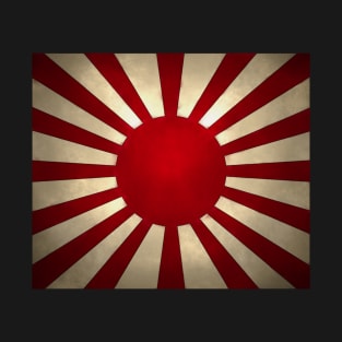 Weathered Imperial Japan Flag - Rising Sun T-Shirt