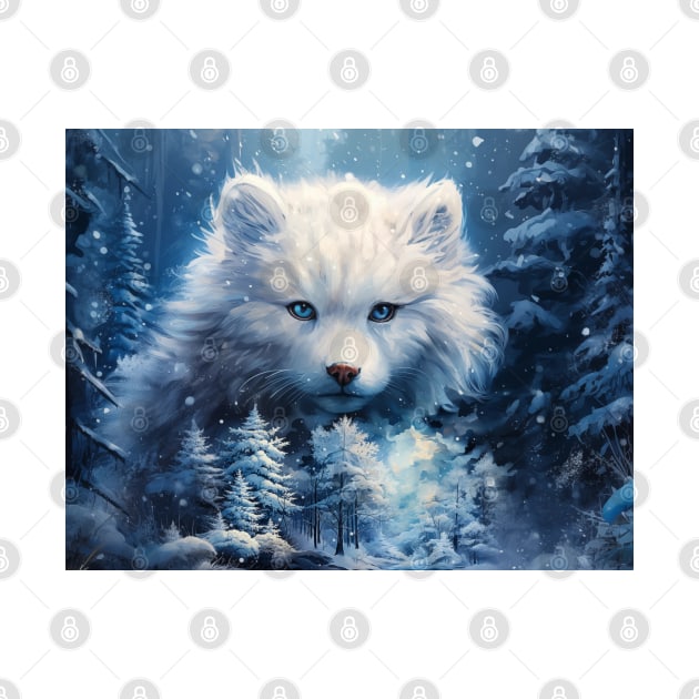 Winter White Wolf by tfortwo