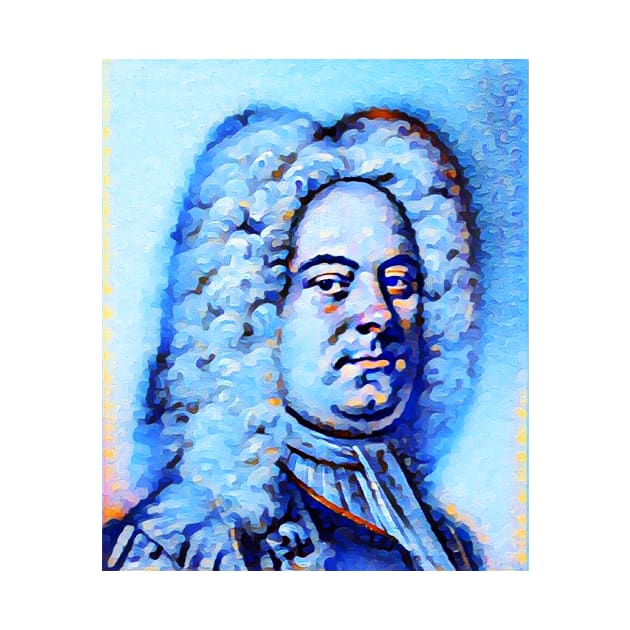 George Frideric Handel Portrait | George Frideric Handel Artwork | George Frideric Handel Painting 14 by JustLit