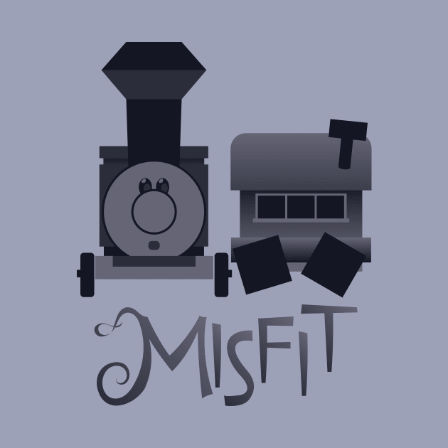 Misfit - Square-Wheeled Caboose Train by JPenfieldDesigns