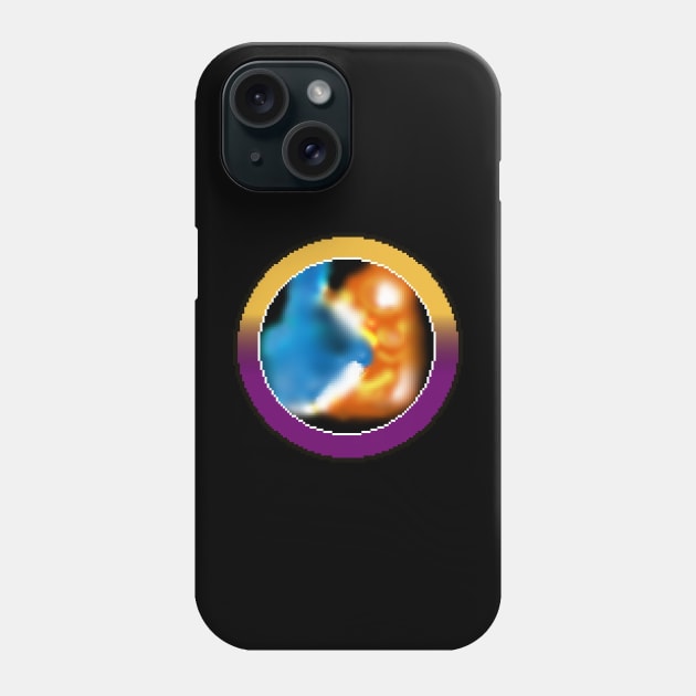 Yin and yang, water and fire, earth and space Phone Case by For Your Amusement