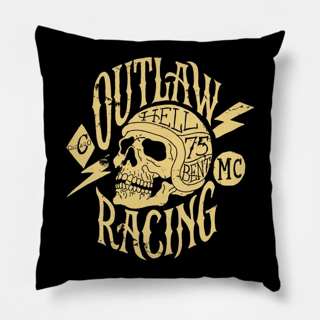 Outlaw Racing Pillow by spicoli13