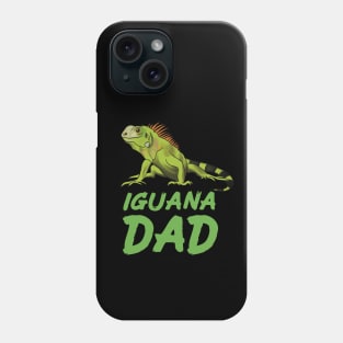 Iguana Dad for Iguana Lovers, Green Phone Case