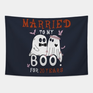 Funny 20th Wedding Anniversary October 20th Anniversary Tapestry