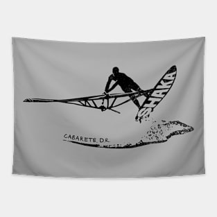 Windsurfing Freestyle Jump Shaka, Cabarete DR Tapestry