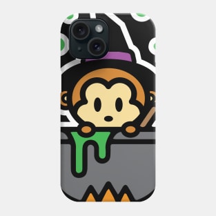 Monkey Witch Halloween Bambu Brand Momo Boiling Pot Phone Case