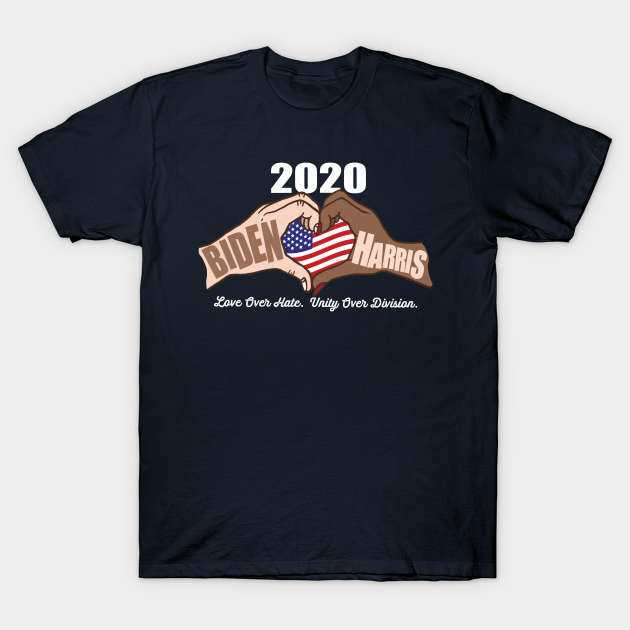 Biden Harris 2020 Hands In Heart Shape - Biden - T-Shirt