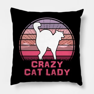 Crazy Cat Lady Pillow