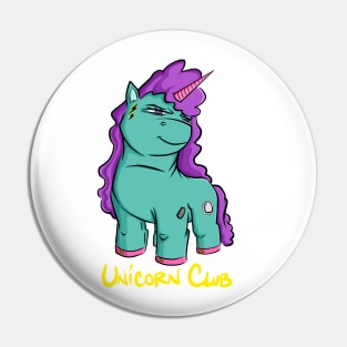 Type 1 Diabetic Unicorn Club Green Pin