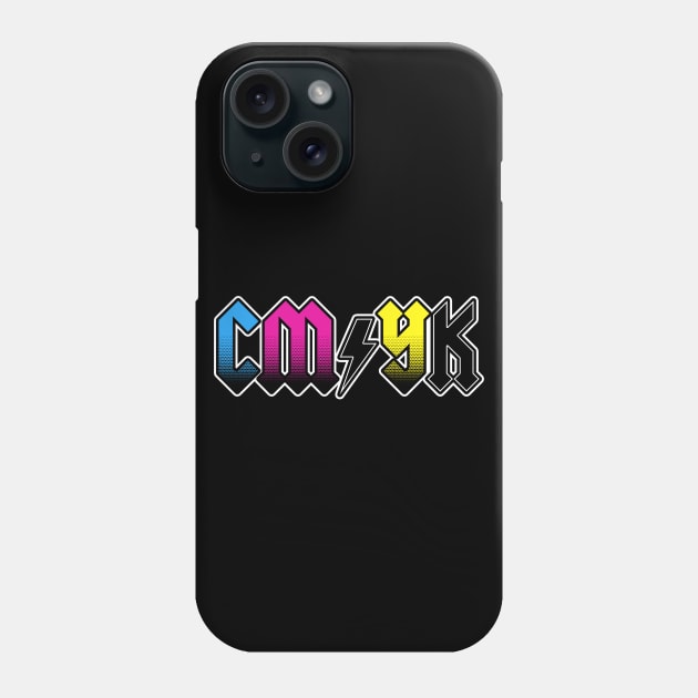 CMYK Phone Case by dumbshirts