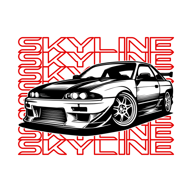 NISSAN SKYLINE GTR R33 by raventink