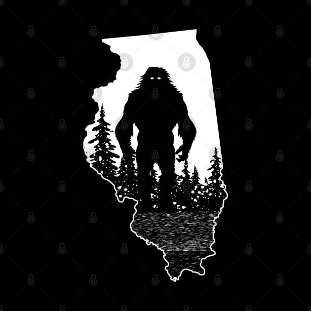 illinois Bigfoot by Tesszero