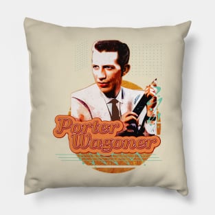 Porter Wagoner \\ Retro art Pillow