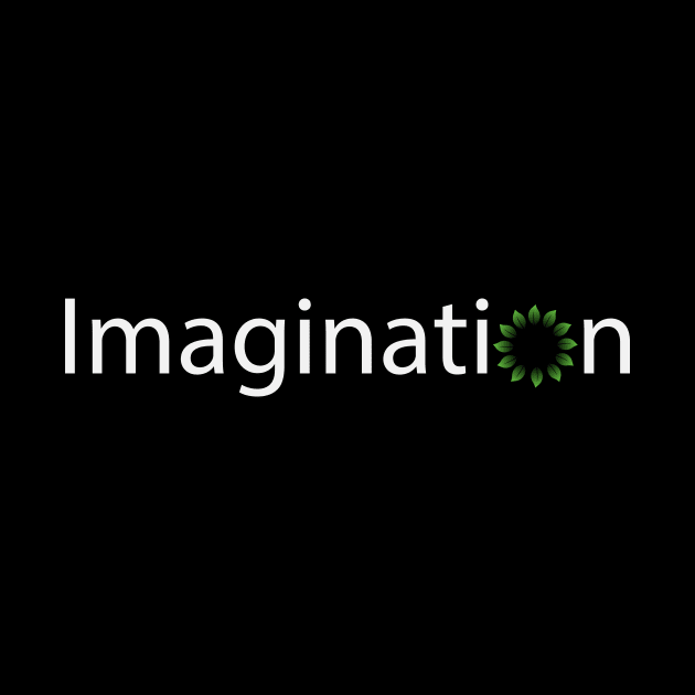 Imagination artistic typography design by CRE4T1V1TY