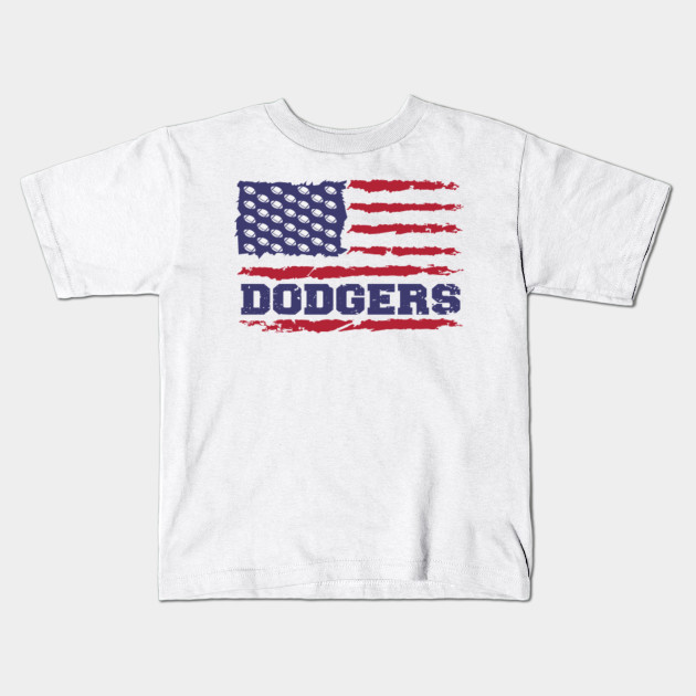 dodgers american flag shirt