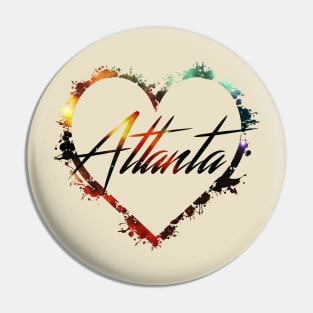 I Love Atlanta Pin