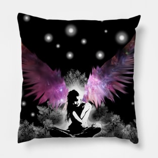 Sad angel Pillow