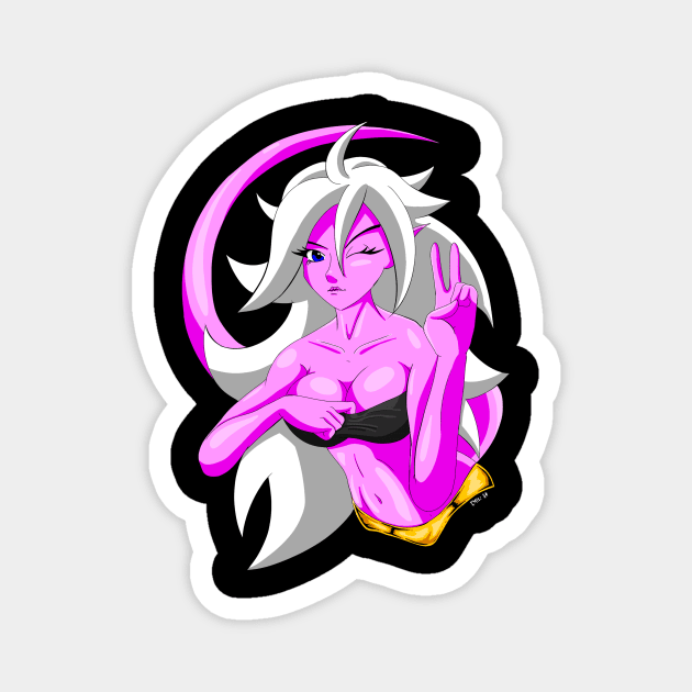 DBZ Android 21 Magnet by DarkArtsStudios