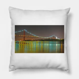 Lisbon bridge Pillow