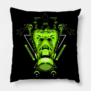 monkey masks Pillow